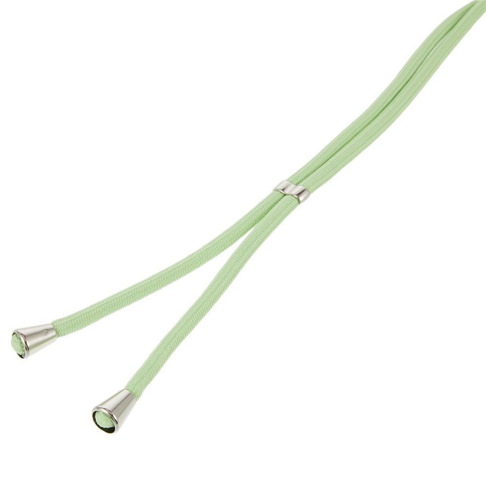 iPhone 17e / 16e EIDERWOOD Fodrat Flexibelt Plast Skal m. Rem - Ljusgrön