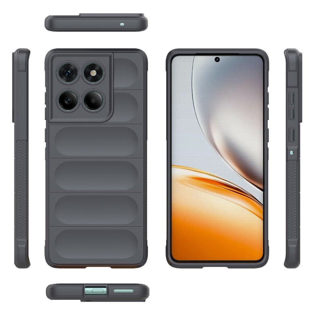 EIDERWOOD Motorola Edge 60 Fusion Flexibelt Plast Skal - Mörkgrå