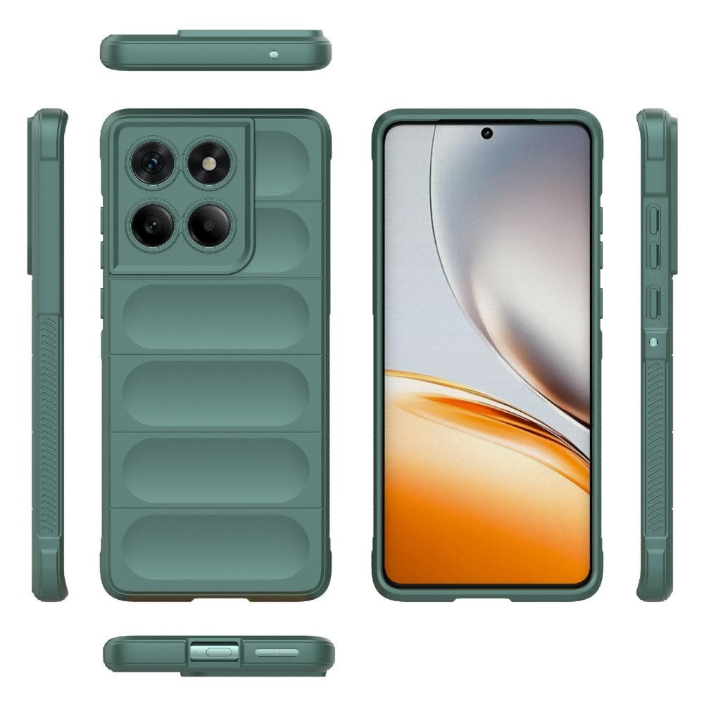 EIDERWOOD Motorola Edge 60 Fusion Flexibelt Plast Skal - Grön