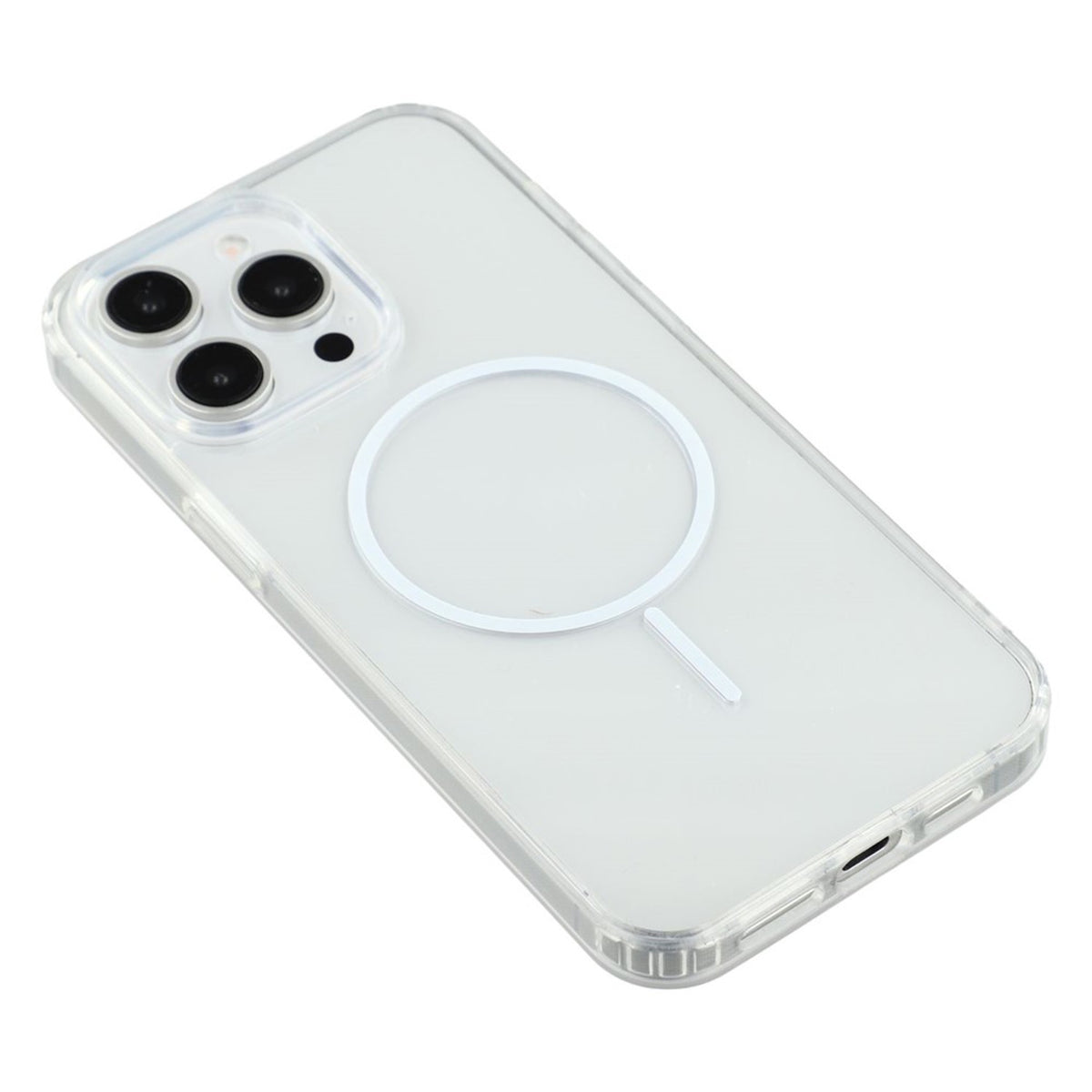 iPhone 15 Pro Max EIDERWOOD Hybrid Plast Skal - MagSafe Kompatibel - Transparent / Vit