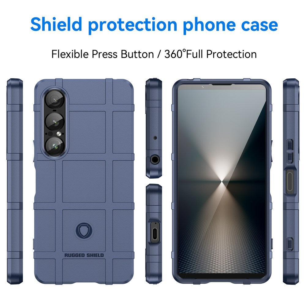 EIDERWOOD Sony Xperia 1 VII Rugged Shield Hantverkar Skal - Blå