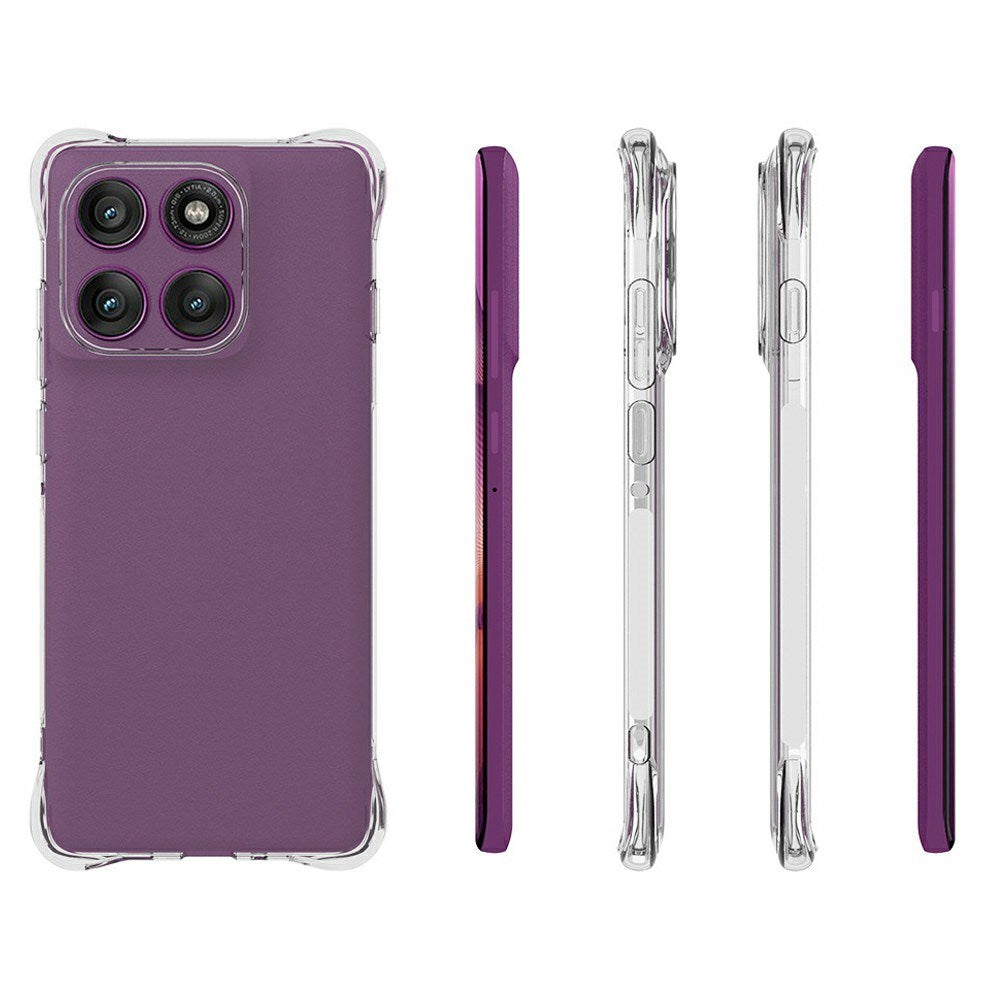 EIDERWOOD Motorola Edge 60 Pro Skal med Förstärkta Hörn - Flexibel Plast - Genomskinlig