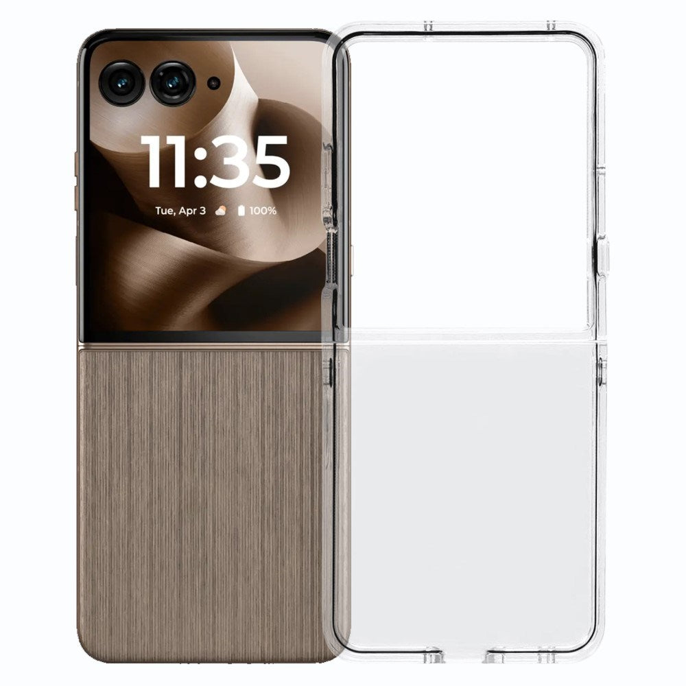 EIDERWOOD Motorola Razr 60 Ultra Hårt Plast Skal - Genomskinlig