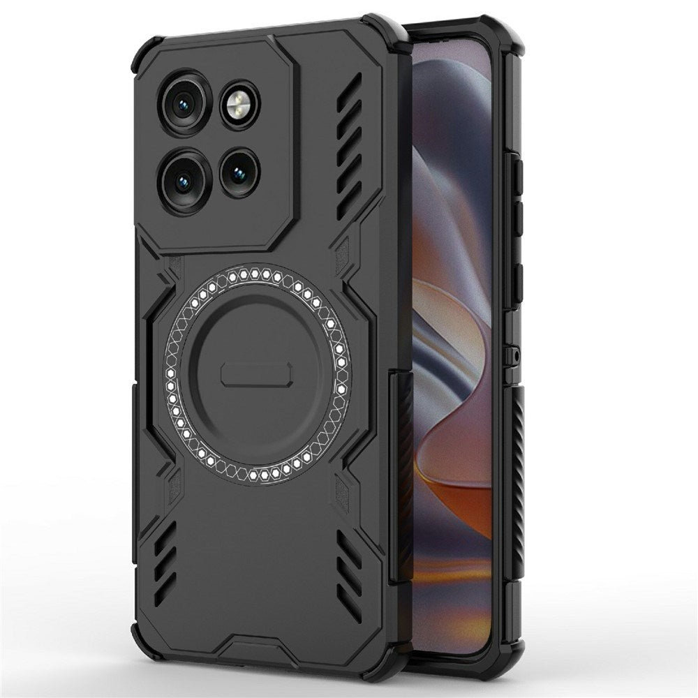 Motorola Edge 60 Neo / Edge 50 Neo / ThinkPhone 25 EIDERWOOD Hantverkare Skal – MagSafe Kompatibelt – Svart