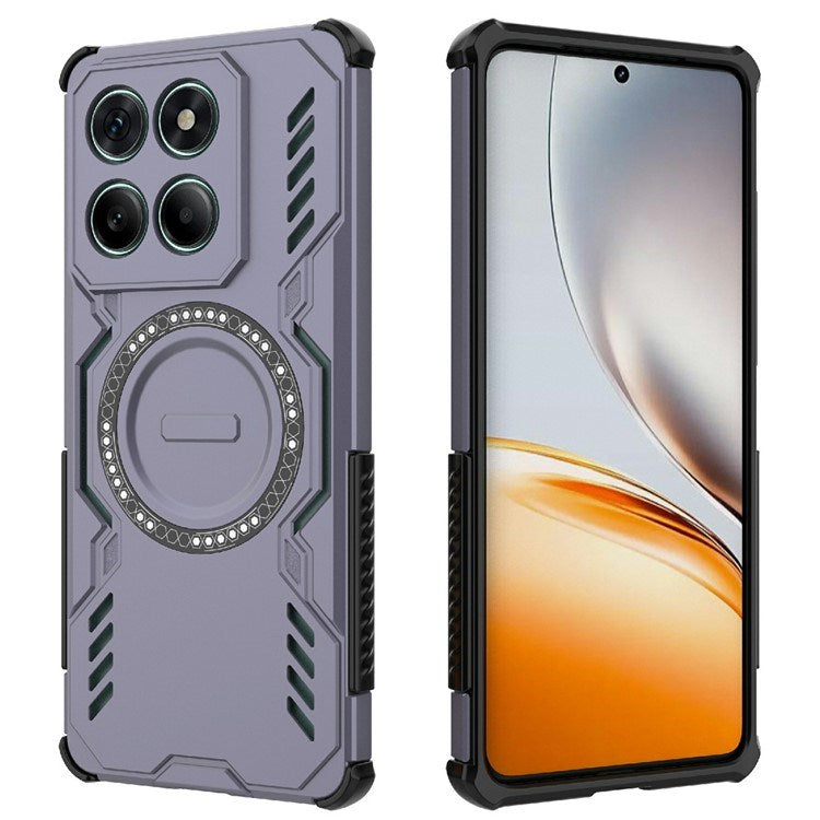 EIDERWOOD Motorola Edge 60 / Edge 60 Fusion Hybrid Plast Skal m. Värmeavledning - Lila