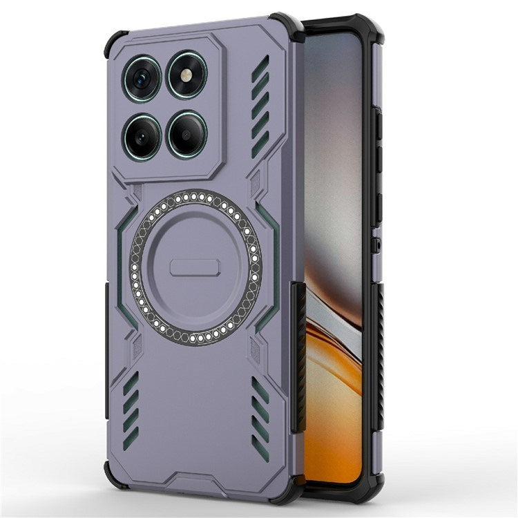 EIDERWOOD Motorola Edge 60 / Edge 60 Fusion Hybrid Plast Skal m. Värmeavledning - Lila