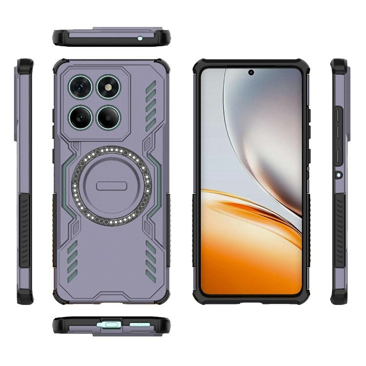 EIDERWOOD Motorola Edge 60 / Edge 60 Fusion Hybrid Plast Skal m. Värmeavledning - Lila