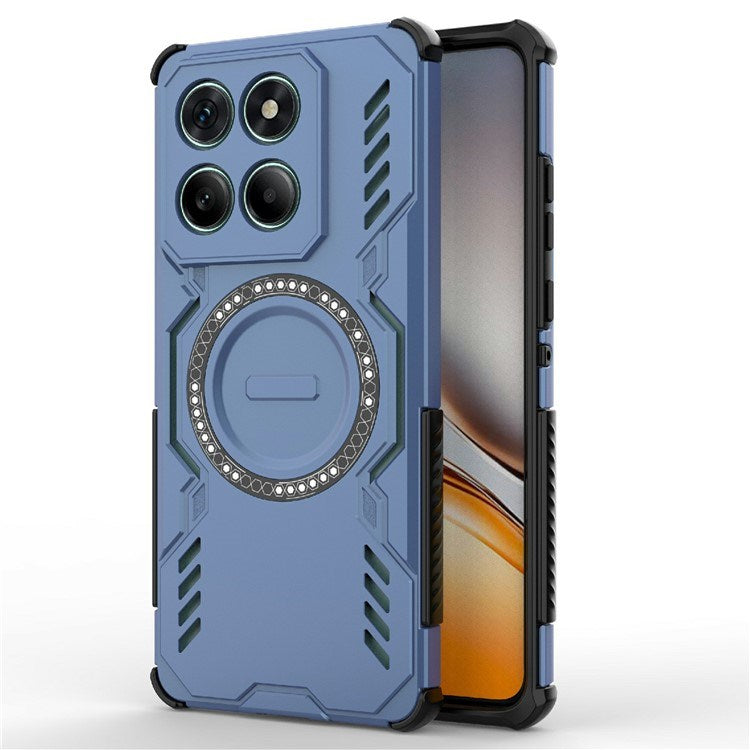 EIDERWOOD Motorola Edge 60 / Edge 60 Fusion Hybrid Plast Skal m. Värmeavledning - Blå