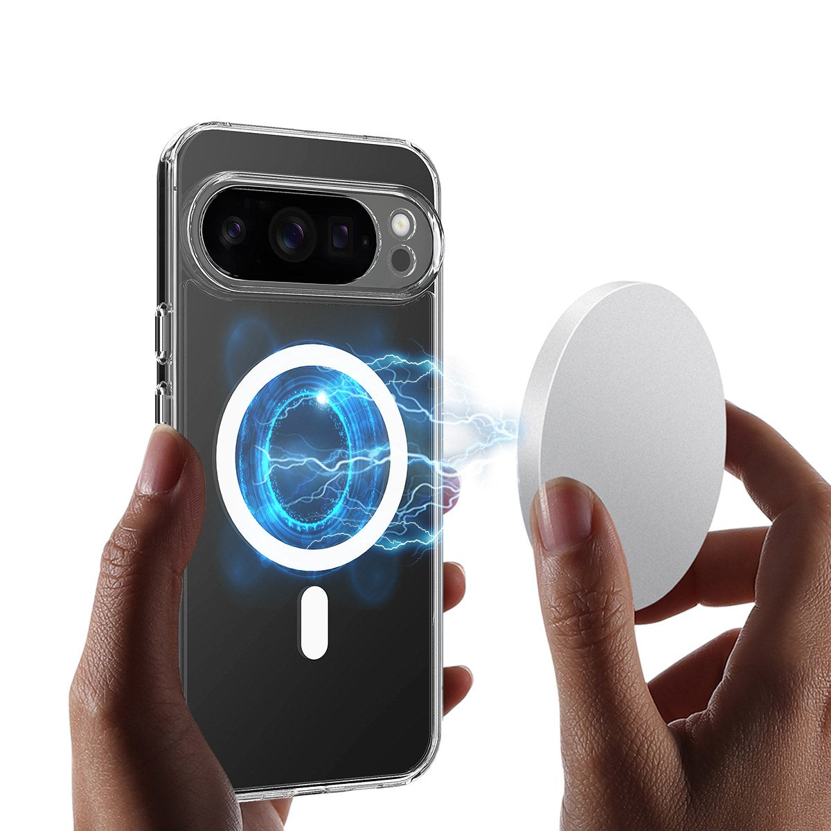 EIDERWOOD Google Pixel 10 Pro XL Hybrid Plast Skal - MagSafe Kompatibel - Genomskinlig