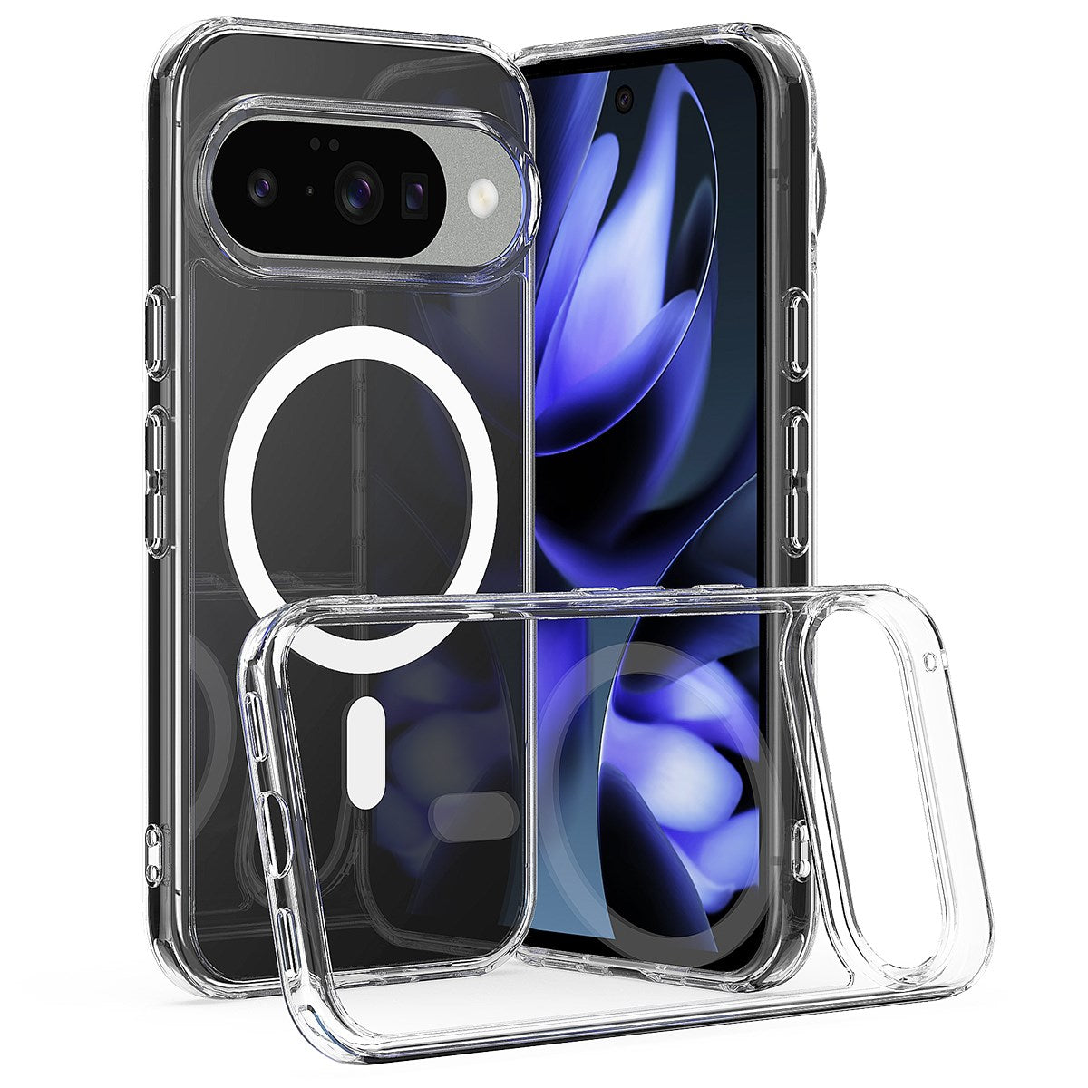 EIDERWOOD Google Pixel 10 Hybrid Plast Skal - MagSafe Kompatibel - Genomskinlig