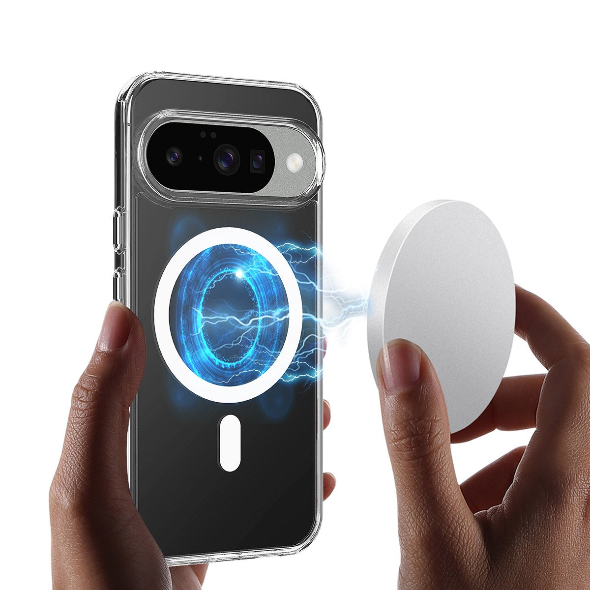 EIDERWOOD Google Pixel 10 Hybrid Plast Skal - MagSafe Kompatibel - Genomskinlig