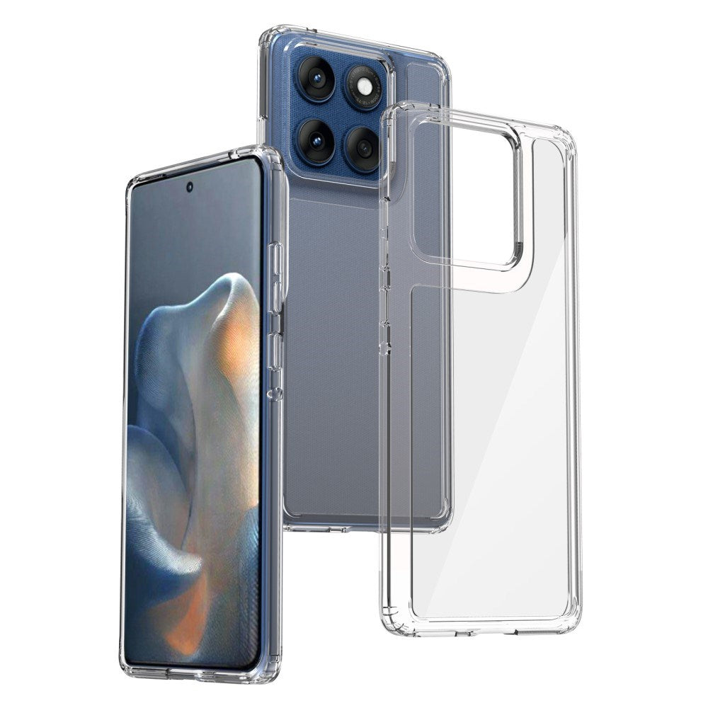 EIDERWOOD Motorola Edge 60 / Edge 60 Fusion Hybrid Plast Skal - Genomskinlig