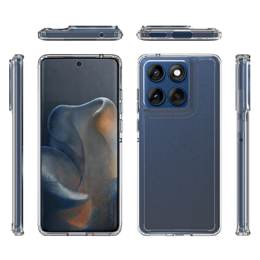 EIDERWOOD Motorola Edge 60 / Edge 60 Fusion Hybrid Plast Skal - Genomskinlig