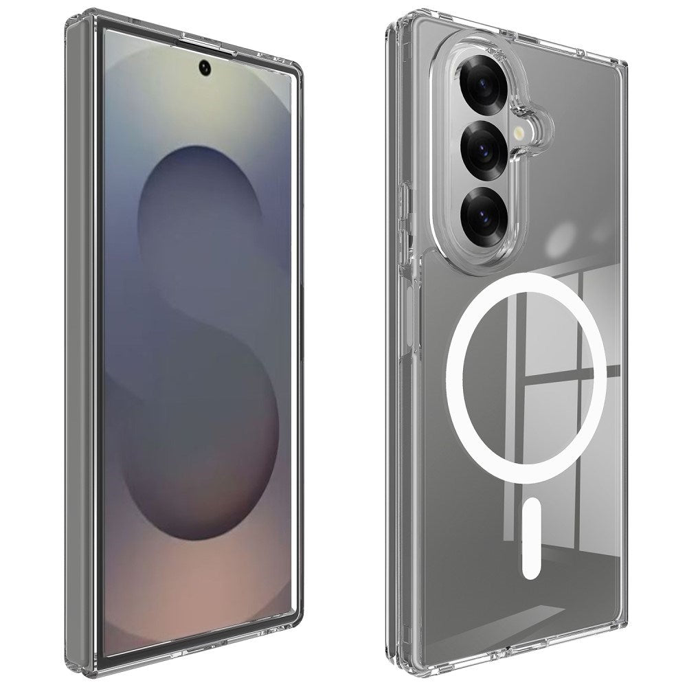 EIDERWOOD Samsung Galaxy Z Fold7 Hybrid Plast Skal - MagSafe Kompatibel - Genomskinlig