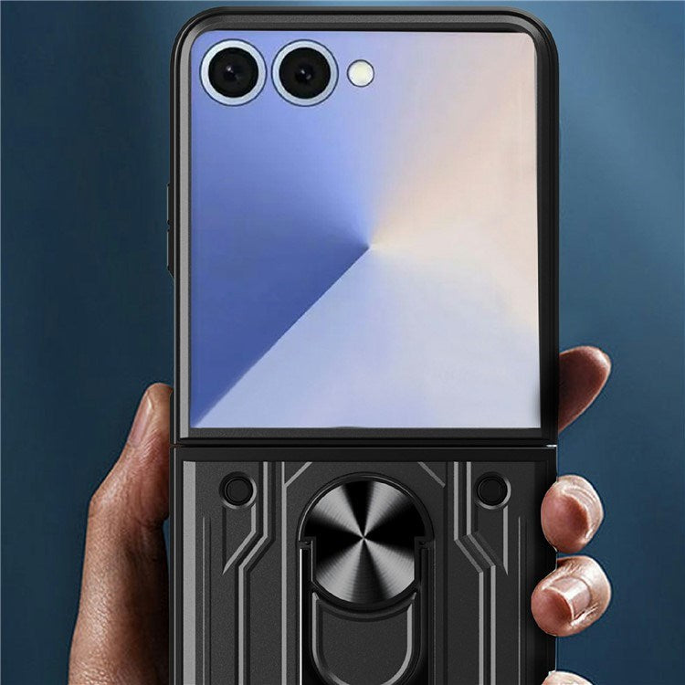 EIDERWOOD Samsung Galaxy Z Flip7 Hybrid Hantverkar Skal m. Kickstand - Grön