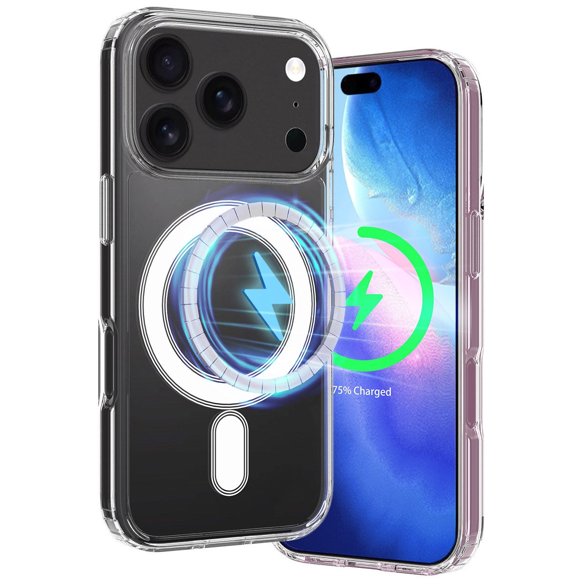 EIDERWOOD iPhone 17 Pro Max Hybrid Plast Skal - MagSafe Kompatibel - Genomskinlig