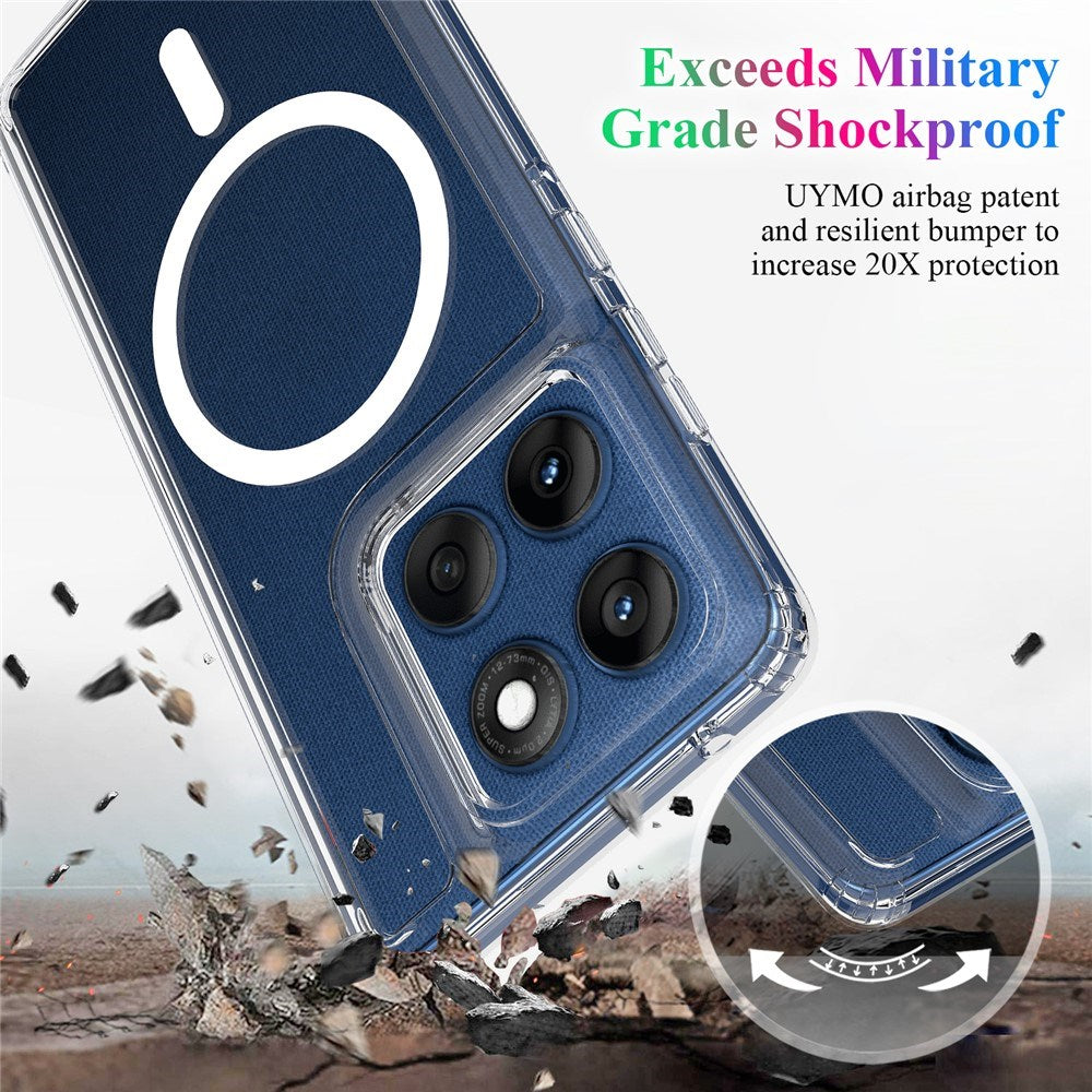 EIDERWOOD Motorola Edge 60s / Edge 60 Fusion / Edge 60 MagSafe-skal - Genomskinlig