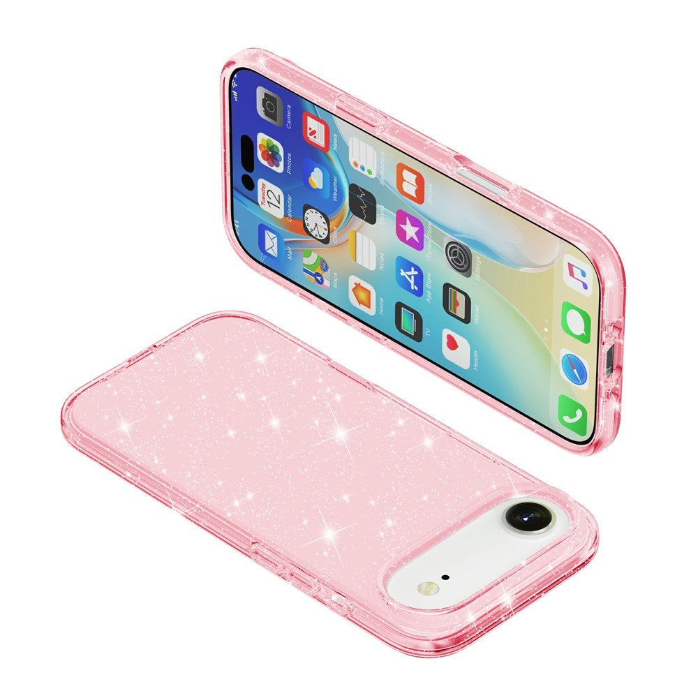 EIDERWOOD iPhone Air Hybrid Plast Skal - Rosa Glitter