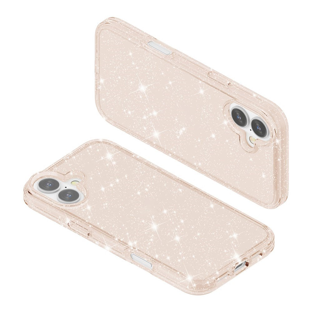 EIDERWOOD iPhone 17 Hybrid Plast Skal - Guld Glitter