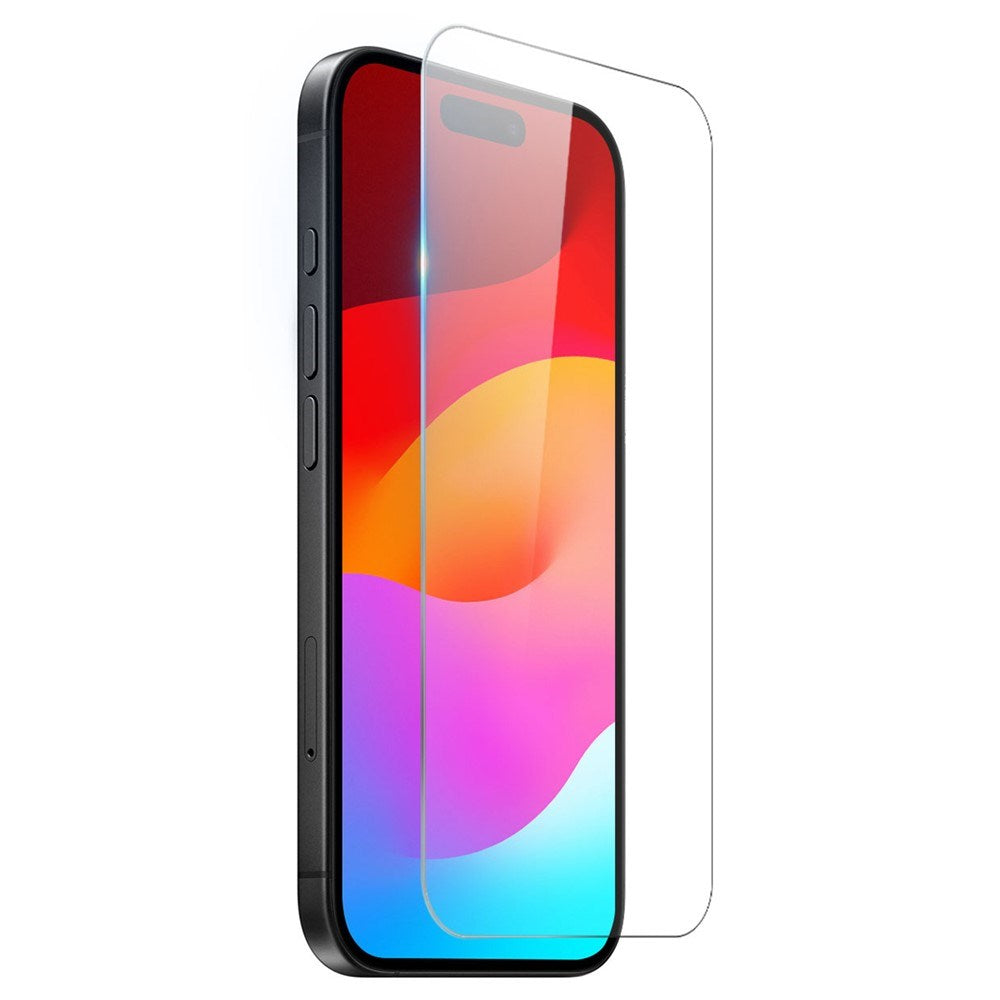 NORTHJO iPhone 17 3-i-1 Skyddspaket m. Flexibelt Plast Skal / Härdat Skärmskyddsglas / Kameralinsskyddsglas - Genomskinlig