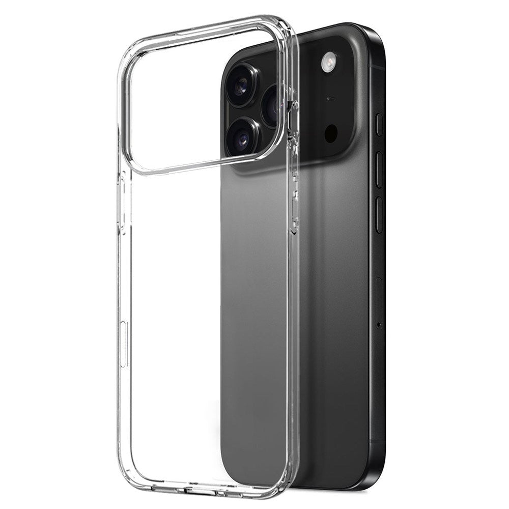 NORTHJO iPhone 17 Pro 3-i-1 Skyddspaket m. Flexibelt Plast Skal / Härdat Skärmskyddsglas / Kameralinsskyddsglas - Genomskinlig