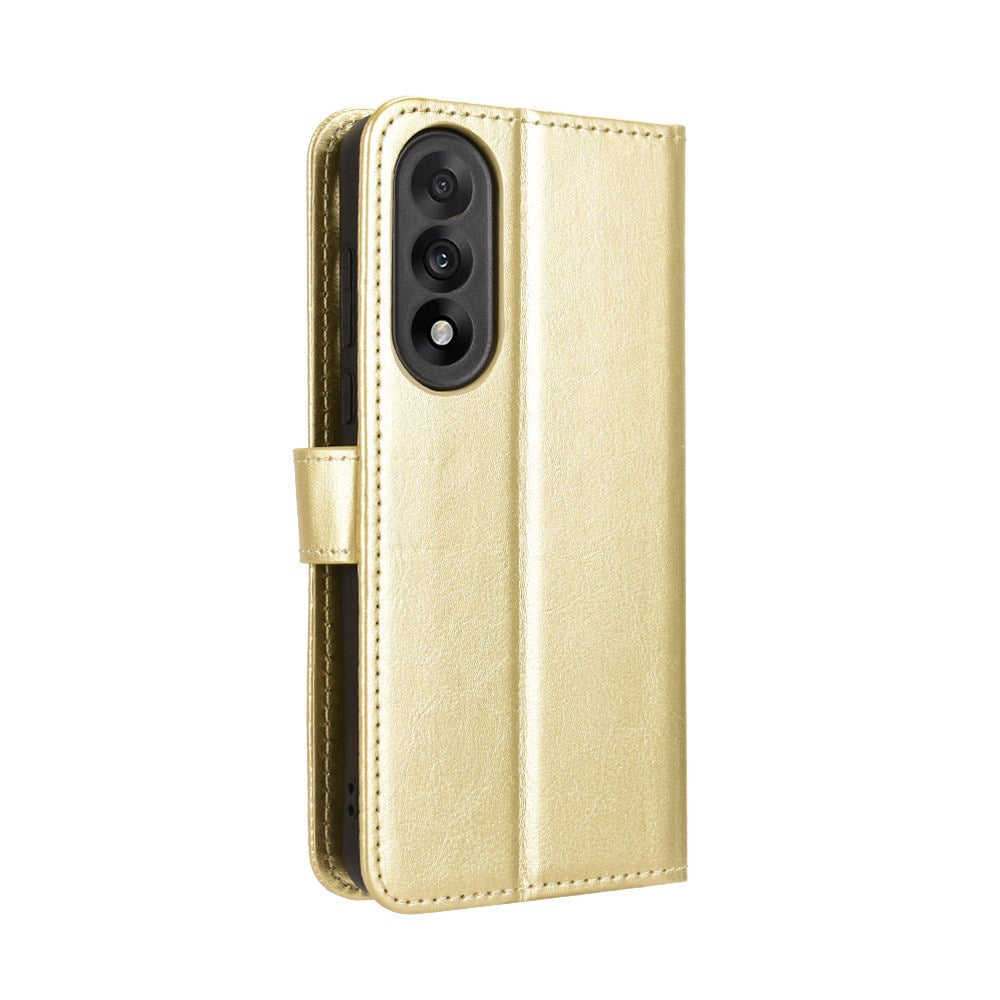 EIDERWOOD OnePlus Nord 5 Konstläder Flip Fodral m. Rem - Guld