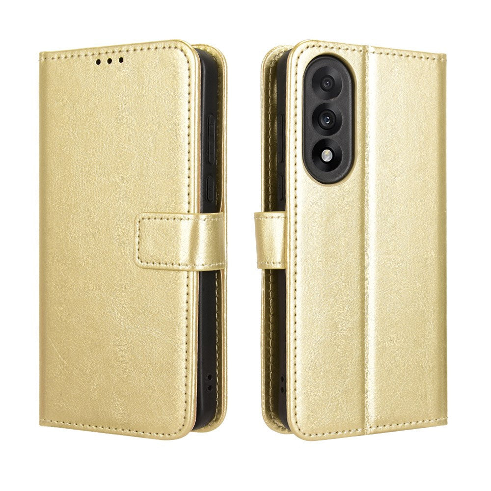 EIDERWOOD OnePlus Nord 5 Konstläder Flip Fodral m. Rem - Guld