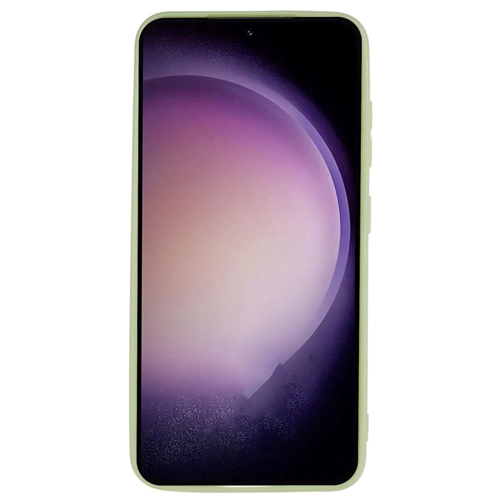 Samsung Galaxy S23 Skal Flexibel TPU-plast - Matt Grön