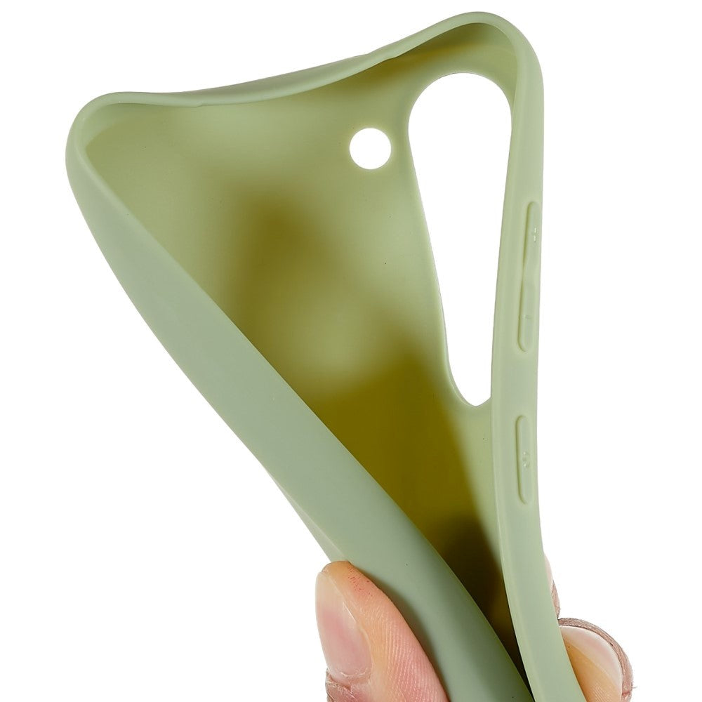 Samsung Galaxy S23 Skal Flexibel TPU-plast - Matt Grön