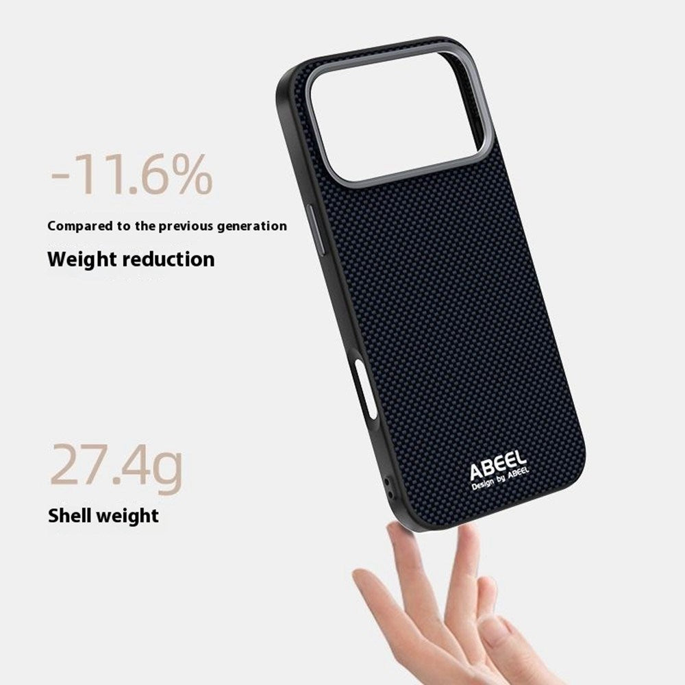 iPhone 18 Pro / 17 Pro ABEEL MagSafe-kompatibelt Aluminiumskal - Blå