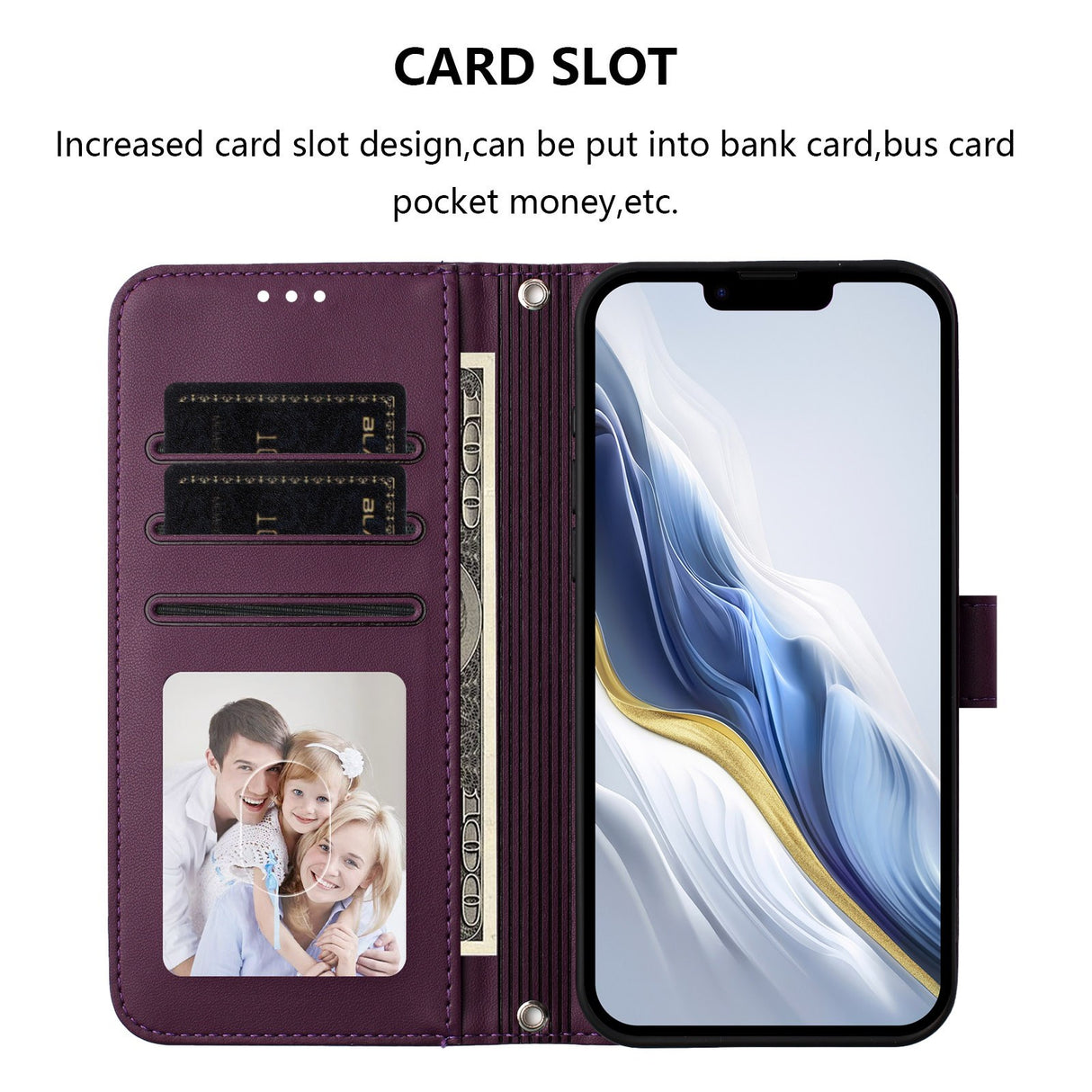 iPhone 18 Pro Max / 17 Pro Max EIDERWOOD Konstläder Fodral m. Rem - Lila