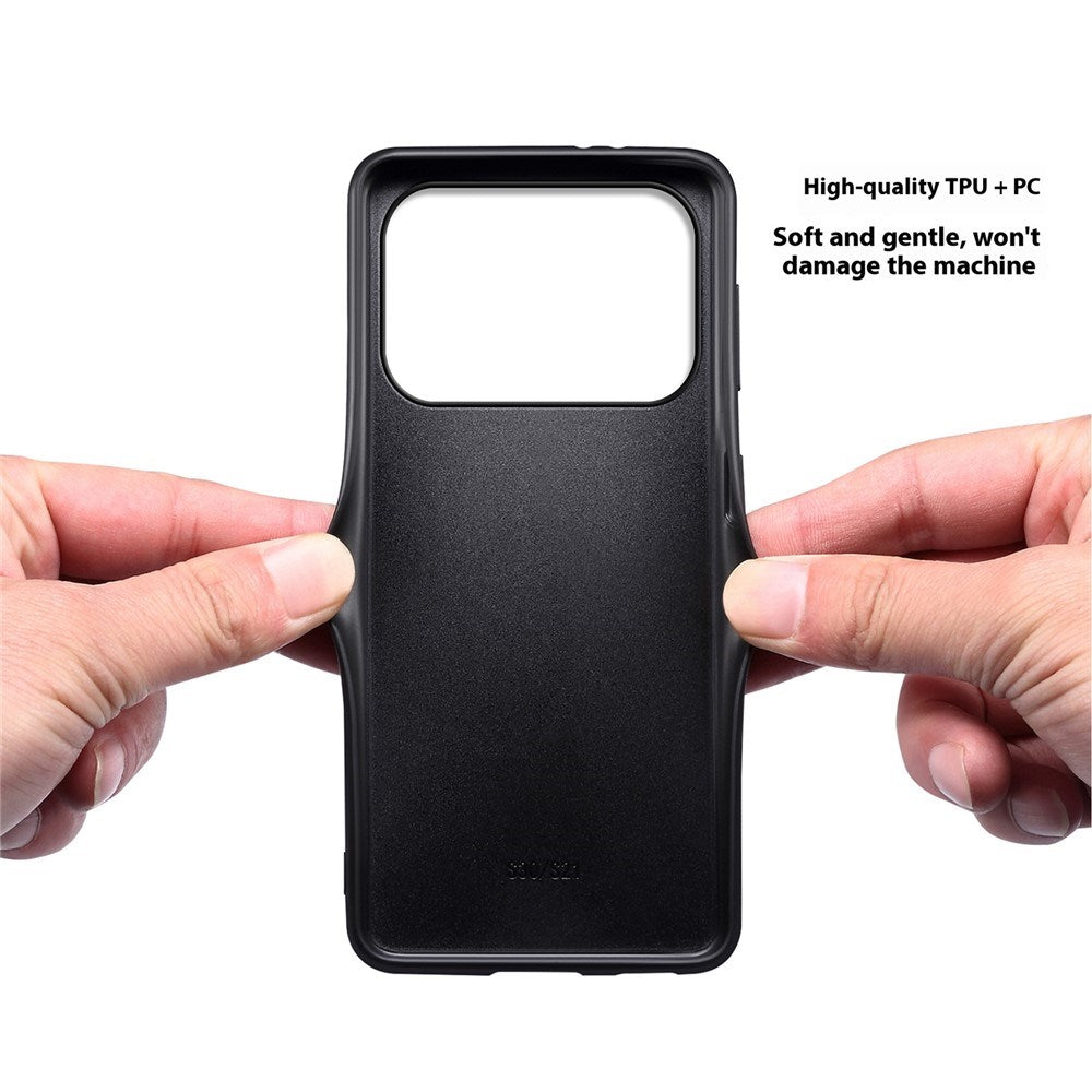 EIDERWOOD iPhone 17 Pro Max Hybrid Plast Skal med Läderstruktur - Grön