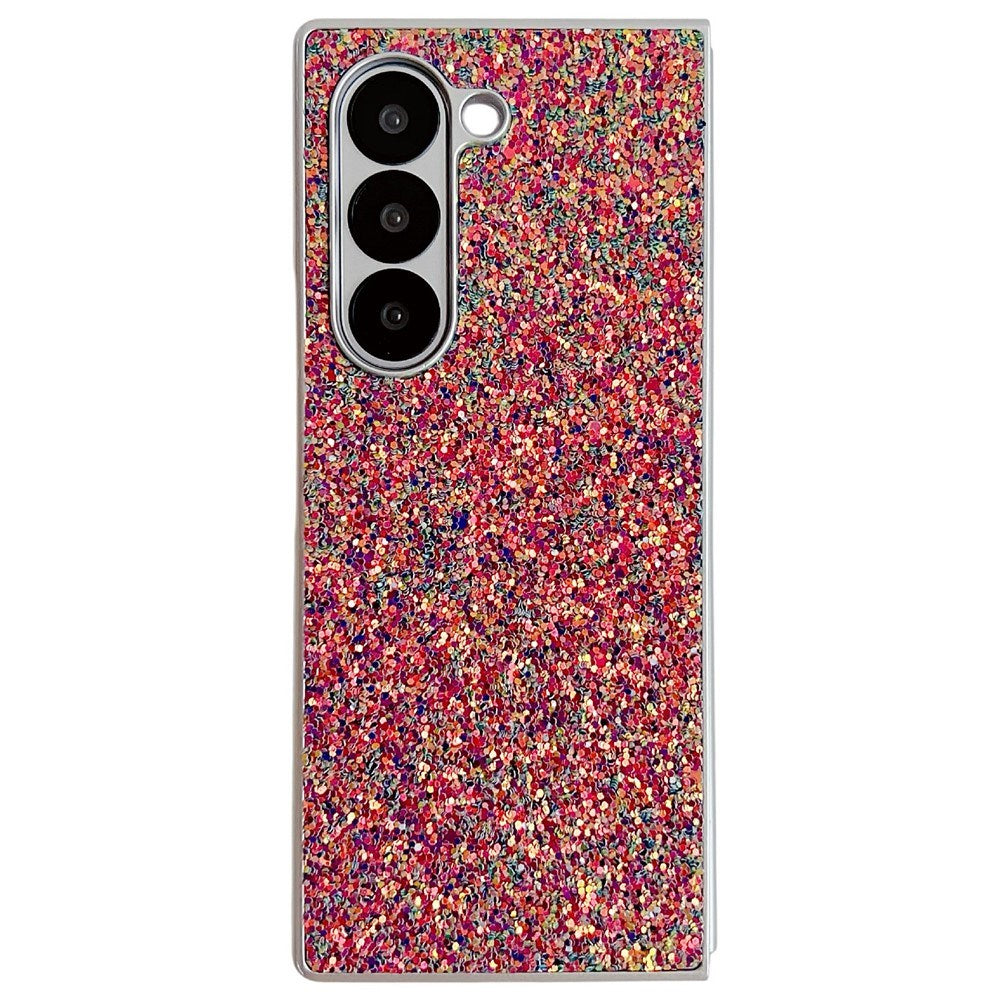 EIDERWOOD Samsung Galaxy Z Fold7 Glitter Skal - Röd