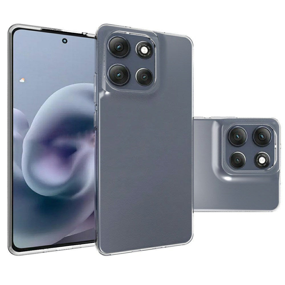 EIDERWOOD Motorola Moto G86 Power Slim Fit Flexibelt Plast Skal - Genomskinlig