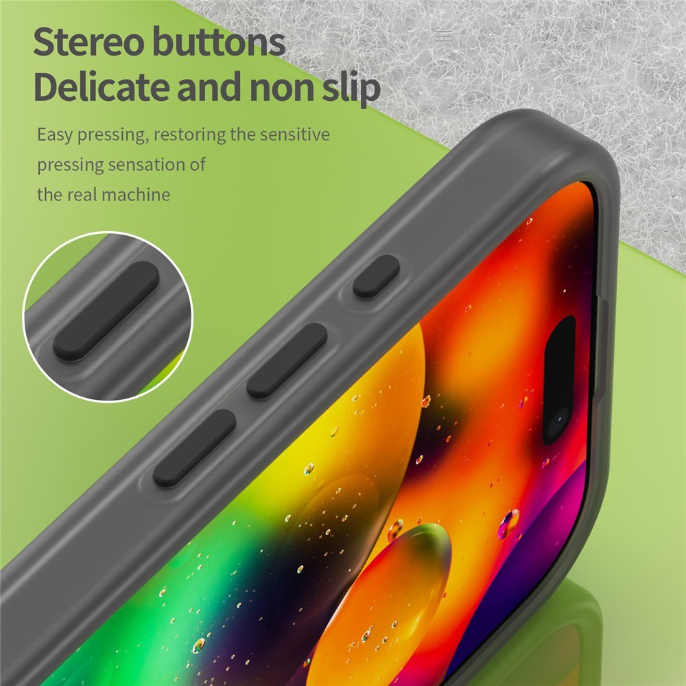 EIDERWOOD iPhone 17 Hybrid Plast Skal - MagSafe Kompatibel - Matte Genomskinlig / Svart