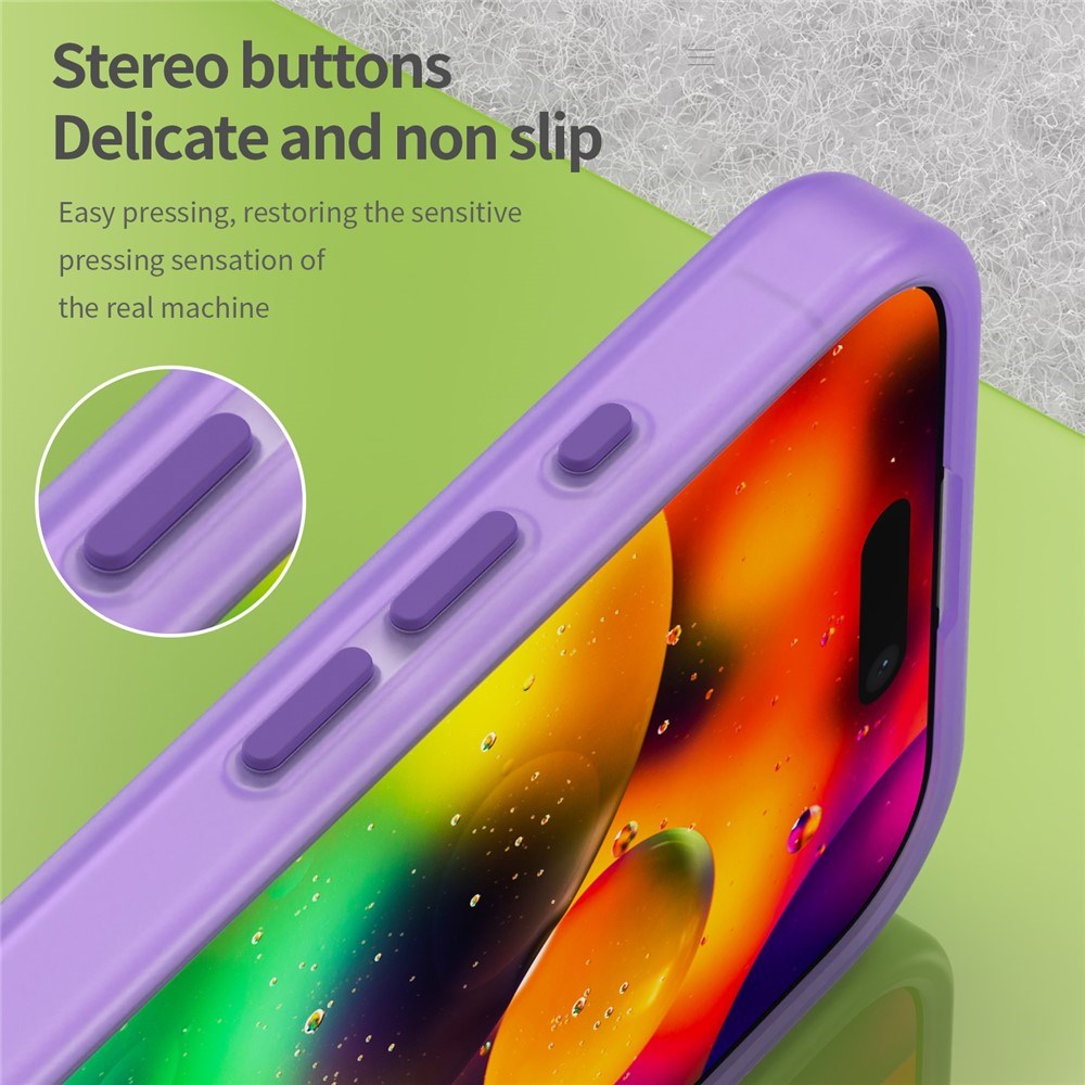 EIDERWOOD iPhone 17 Hybrid Plast Skal - MagSafe Kompatibel - Matte Genomskinlig / Lila