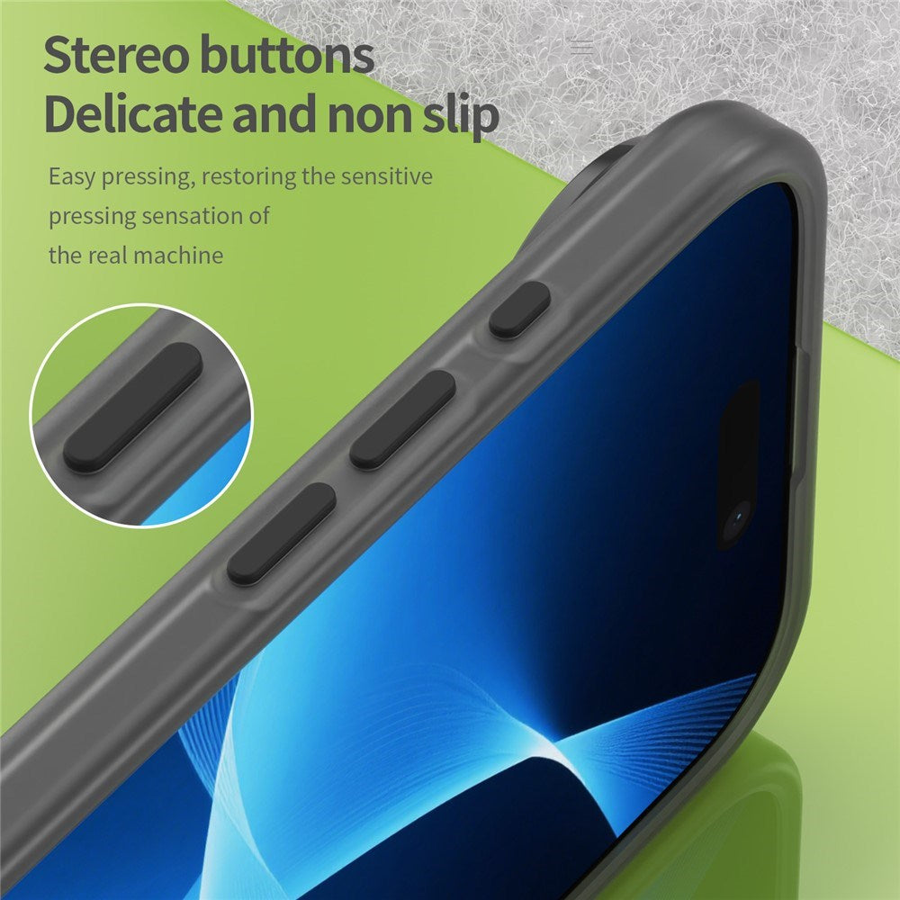 EIDERWOOD iPhone Air Hybrid Plast Skal - MagSafe Kompatibel - Matte Genomskinlig / Svart