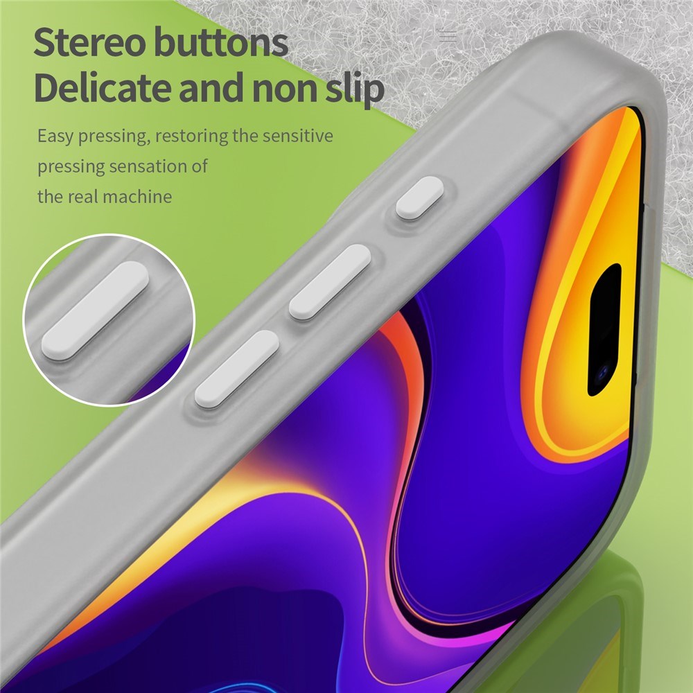 EIDERWOOD iPhone 17 Pro Max Hybrid Plast Skal - MagSafe Kompatibel - Matte Genomskinlig / Vit