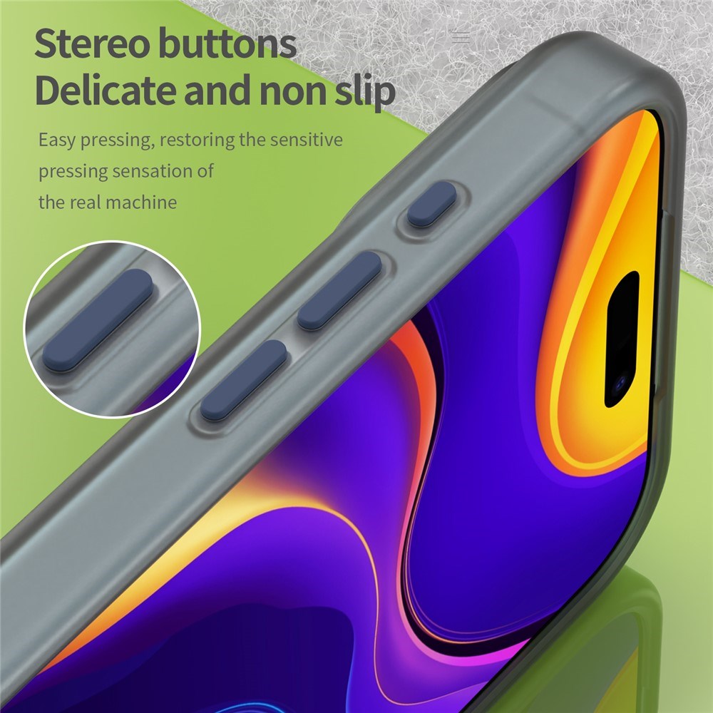 EIDERWOOD iPhone 17 Pro Max Hybrid Plast Skal - MagSafe Kompatibel - Matte Genomskinlig / Mörkblå