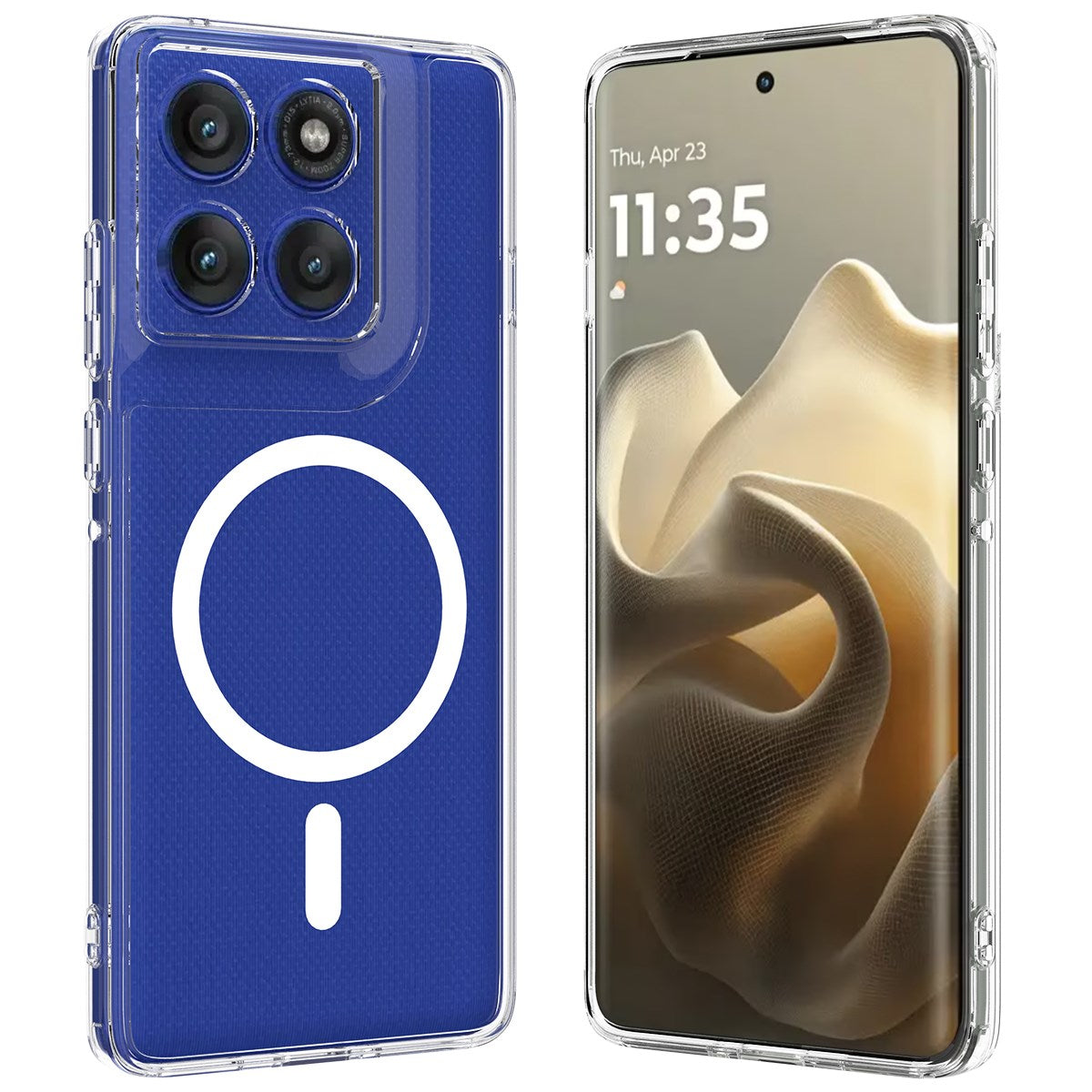 EIDERWOOD Motorola Edge 60 Pro Hybrid Skal - MagSafe Kompatibel - Genomskinlig