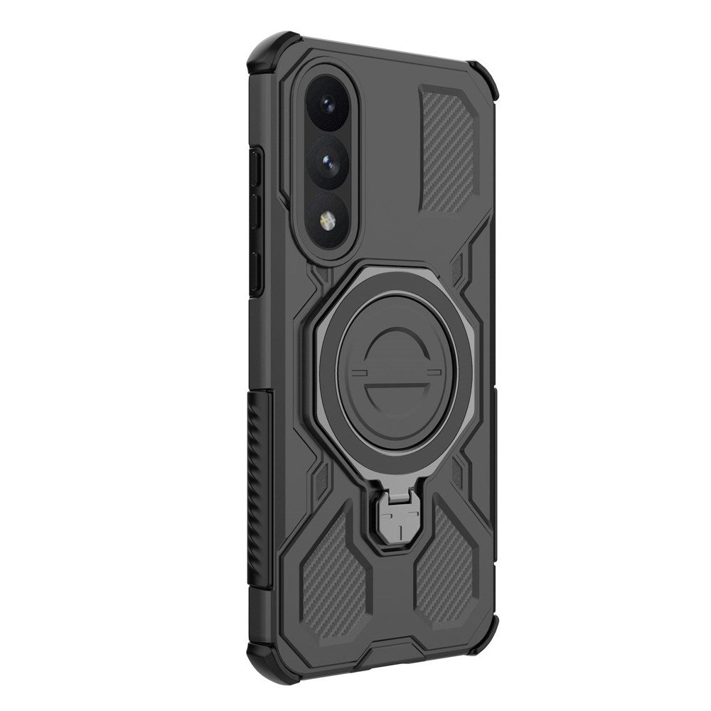 EIDERWOOD OnePlus Nord 5 Hybrid Hantverkar Skal m. Kickstand - MagSafe Kompatibel - Svart