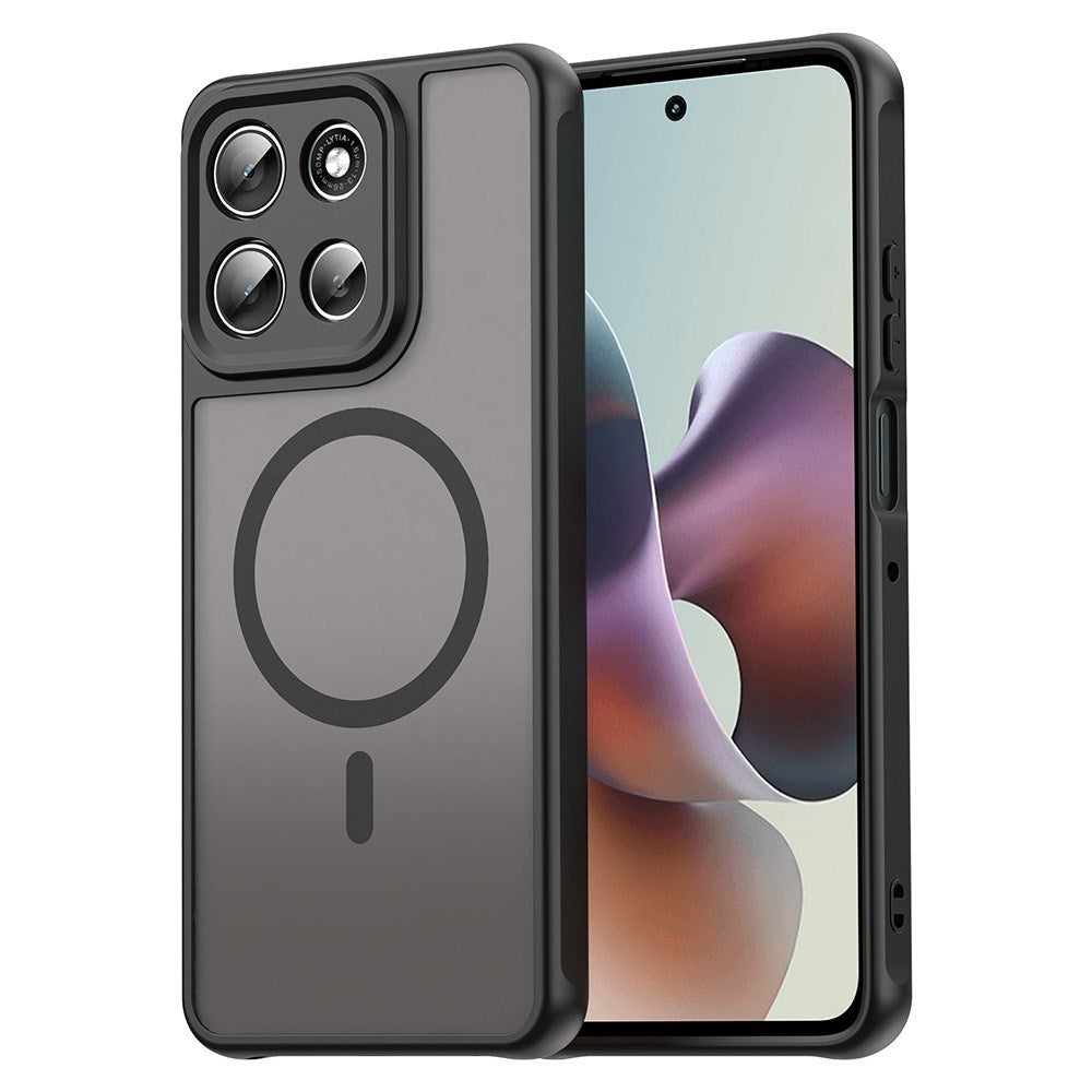 EIDERWOOD Motorola Moto G56 Hybrid Plast Skal - MagSafe Kompatibel - Svart