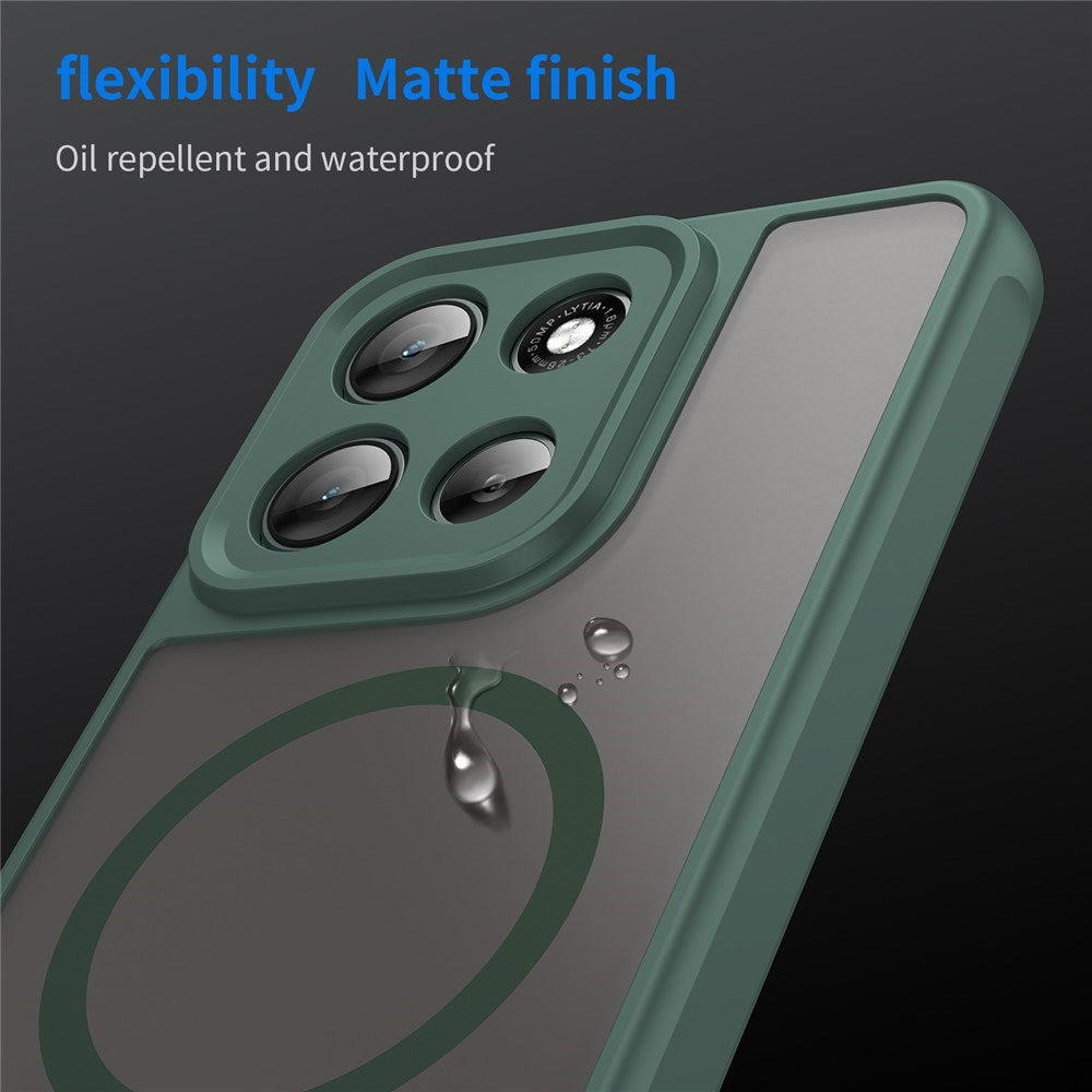 EIDERWOOD Motorola Moto G56 Hybrid Plast Skal - MagSafe Kompatibel - Grön