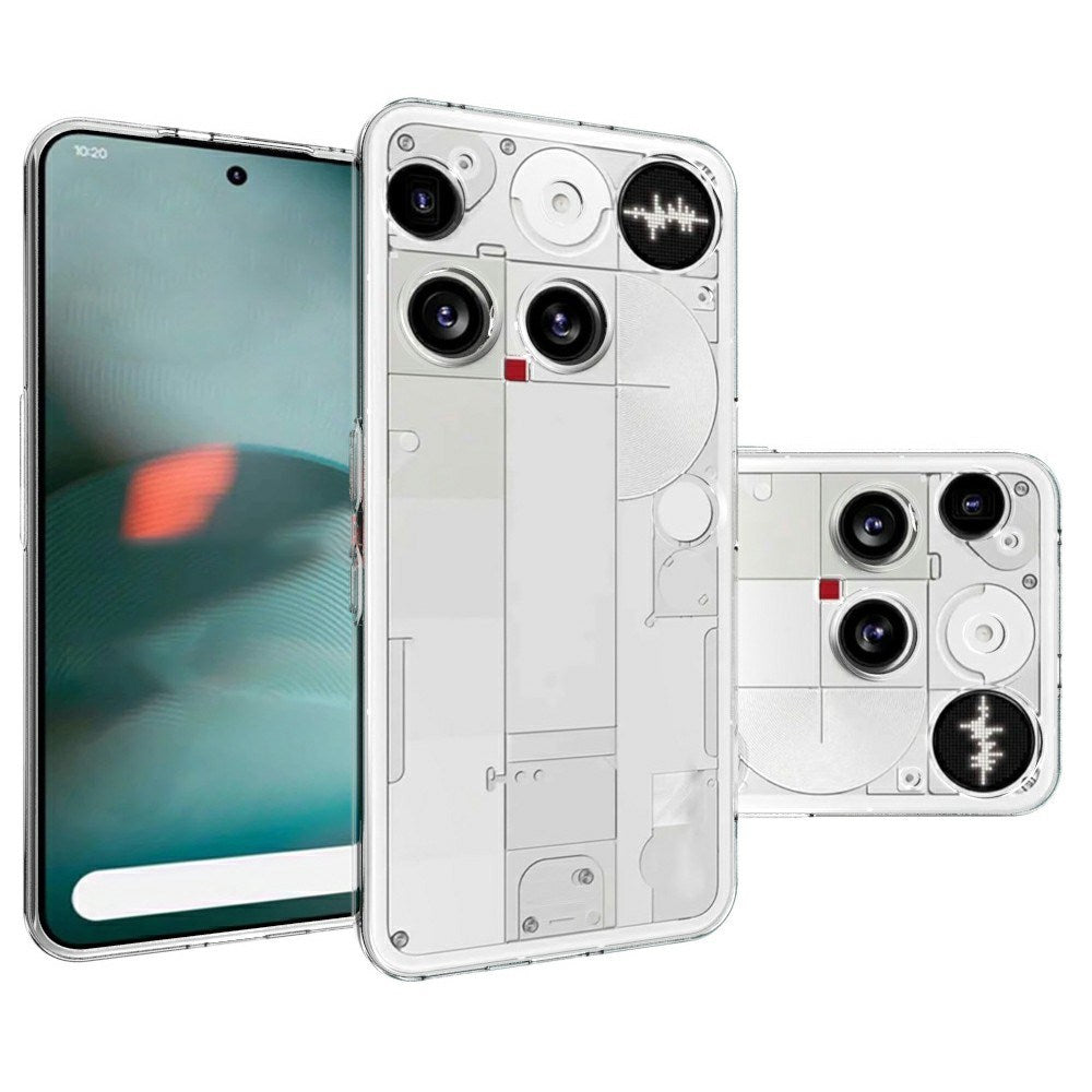 Nothing Phone (3) EIDERWOOD Slim Plast Skal - Genomskinlig