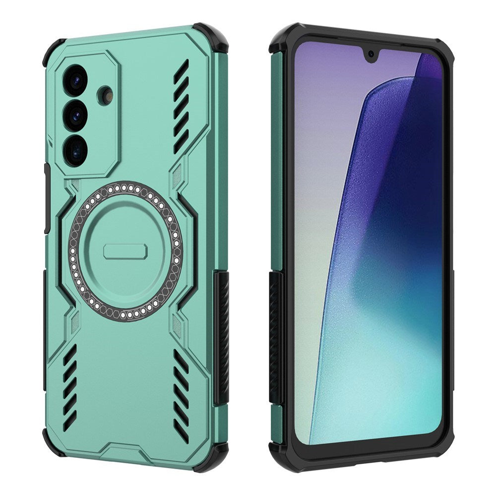EIDERWOOD Samsung Galaxy A17 (5G) Hantverkar Skal med Värmeavledning - MagSafe Kompatibel - Grön