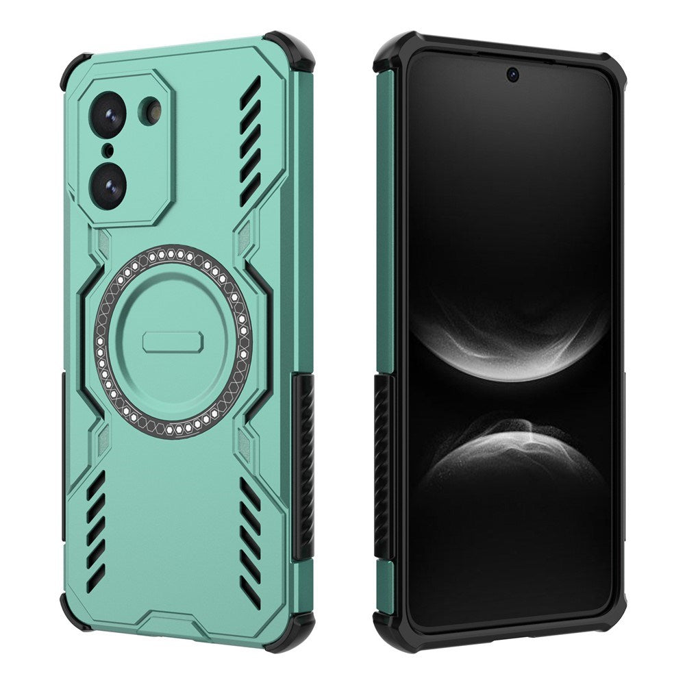 EIDERWOOD OnePlus Nord CE5 Hantverkar Skal m. Värmeavledning - MagSafe Kompatibel - Grön