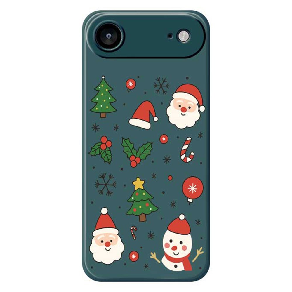 EIDERWOOD iPhone Air Jul Skal - Flexibel Plast - Julmotiv / Grön