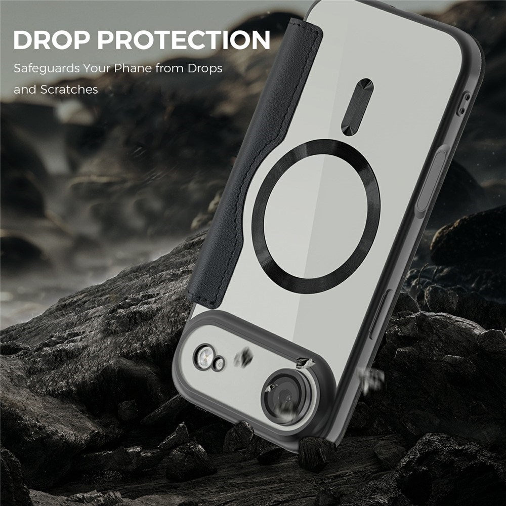 EIDERWOOD iPhone Air Fodral med Genomskinlig Baksida - MagSafe Kompatibel - Svart