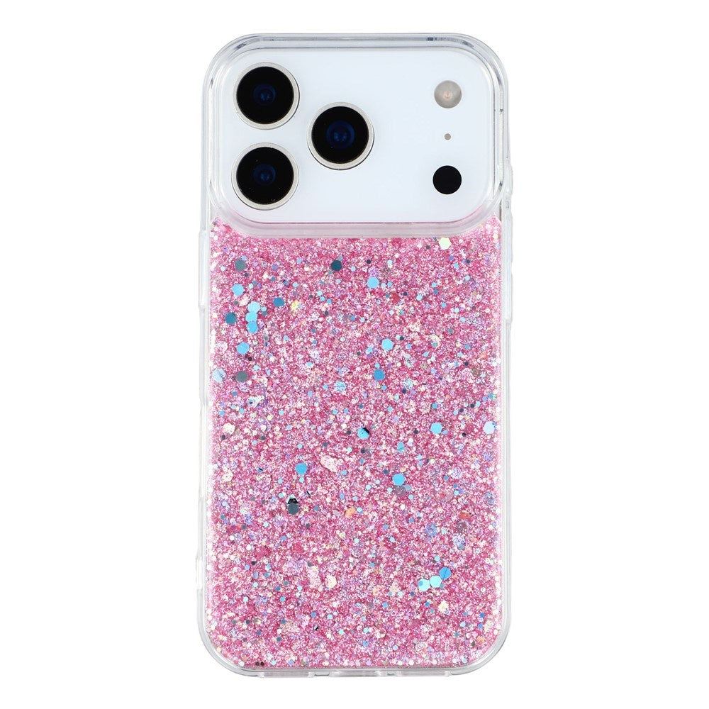 EIDERWOOD iPhone 17 Pro Glitter Skal - Rosa