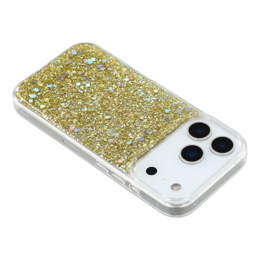 EIDERWOOD iPhone 17 Pro Glitter Skal - Guld